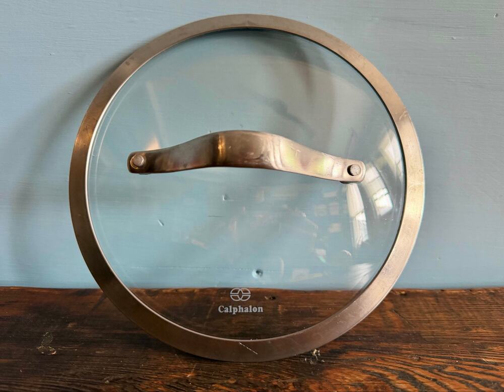 CALPHALON 8 1/2” Stainless Steel Glass Lid